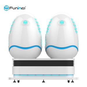 Wholesale Cinema Two Egg Seats Virtual Reality Simulators 220V 3600 Degree Motion Small Footprint from china suppliers