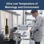 80w Stirling Cooling Free Piston Cooler -130C Supper Cooling for Cooling