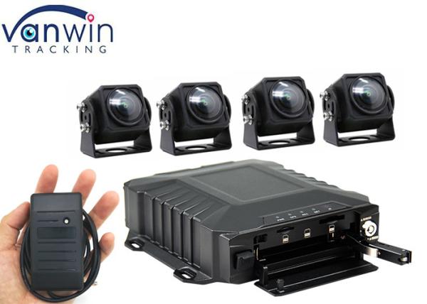 3g/4g Wifi Hdd Tracking 4/8 Channel mobile dvr kits with RFID For Taxi Truck Car