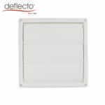 Quick Installation Plastic Air Vents 100mm Louvered Dryer Vent Cap PP Material