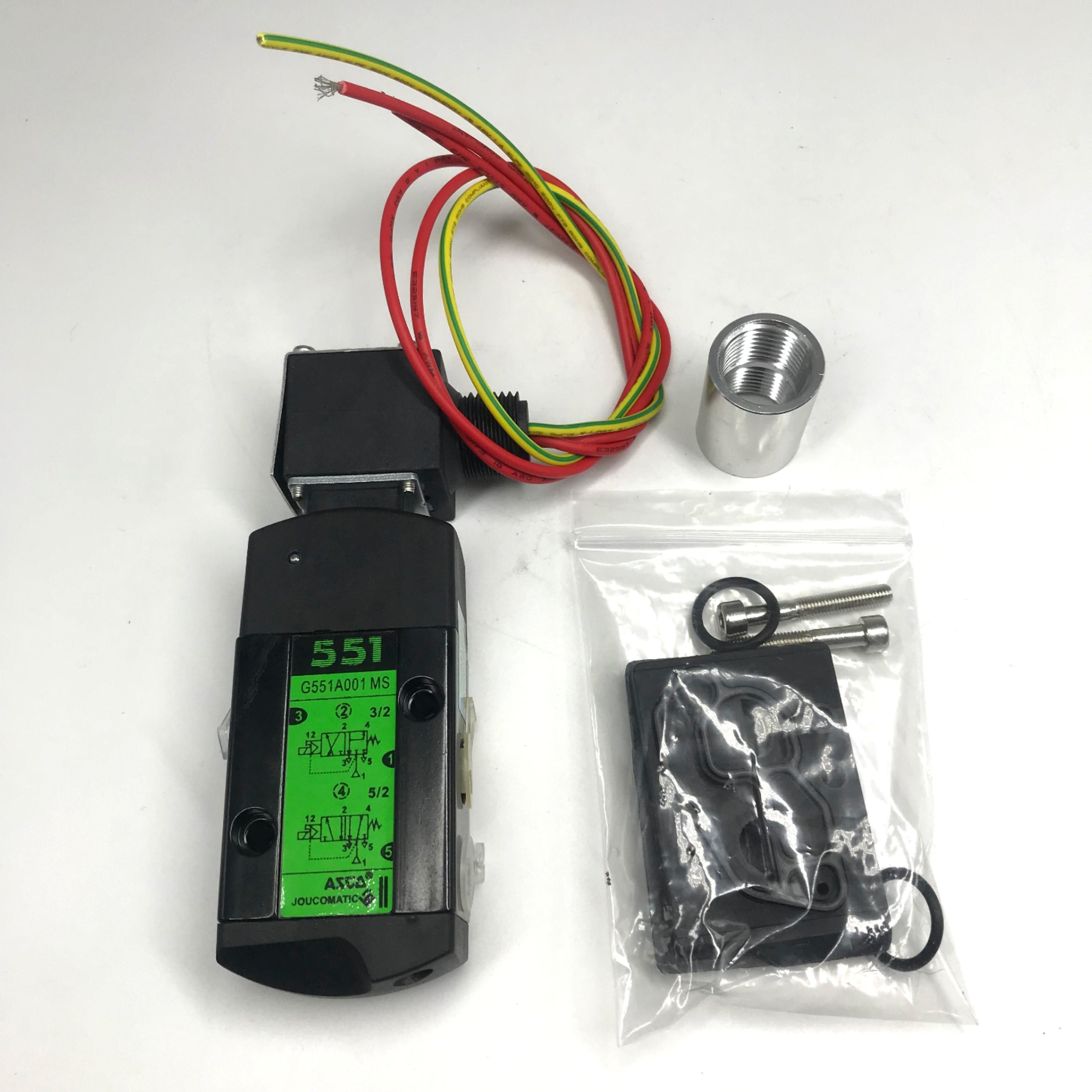 EFG551A001MS ASCO Series 551 Solenoid Valve Interface Spool Valve G 1/4 Single Solenoid