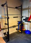 Home Gym Fitness Equipment Weight Lifting Exercise Folding Wall Mounted Squat