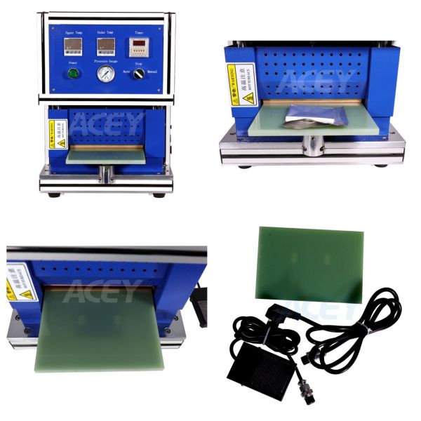 Lithium Battery Heat Sealer Pouch Cell Top Side Sealing Machine
