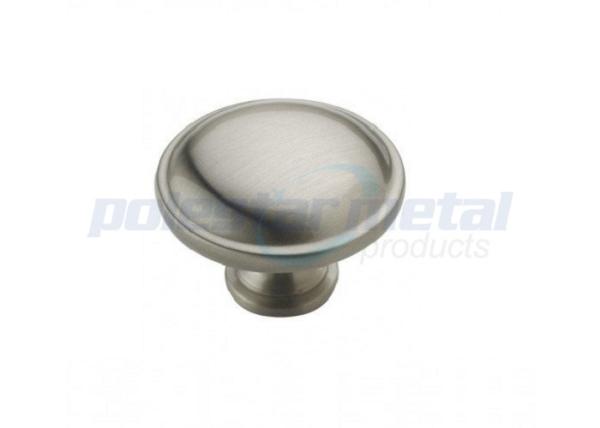 Satin Nickel Zinc Alloy Mushroom Kitchen Cabinet Knobs And Handles 1 1/4"