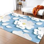 Flower Texture New Cartoon Large Carpet Source Wholesale Feather ins Style