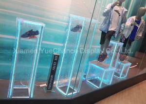 Wholesale Light Blue Window Display Decorations Acrylic Ice Cube For Displaying Shoes from china suppliers