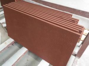 Wholesale Red Natural Sandstone Slabs For Building Decoration Abrasion Resistance from china suppliers