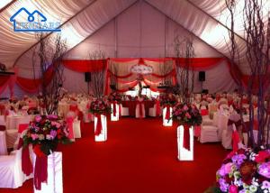 Wholesale Customized Curved Clear Span Event Tent UV Resistant Fire Retardant Unusual Marquees For Sale from china suppliers