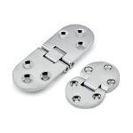 Zinc Alloy 180 Degree Heavy Duty Torque Hinge , Round Folding Table Hinge