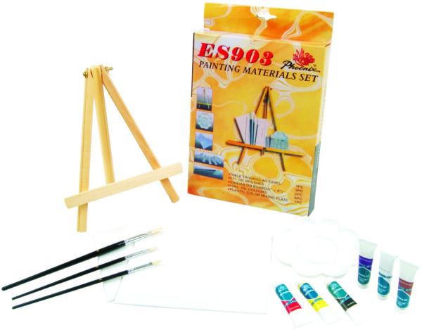 Quality Beautiful Oil Painting Sets For Adults With Table Triangular Easel for sale