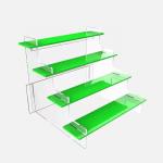 3 Tier Acrylic Display Risers For Cupcakes Perfumes Figures Toys Candy Dessert