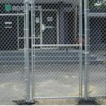 8 Foot PVC Coated Chain Link Fence Direct 4m-50m Length Round Post