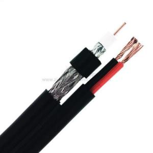Wholesale RG59 CCS with 2C x0.75 Figure 8 RG59 coaxial siamese cable dc with power 2x0.75mm2 CCA camera CCTV cable from china suppliers