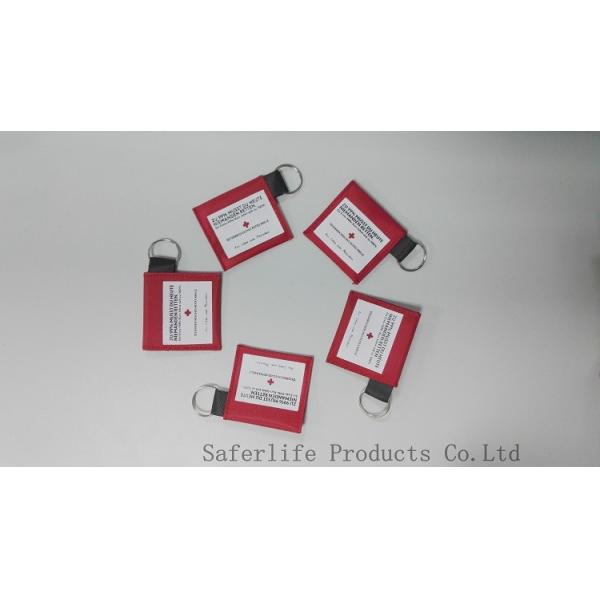 Competitive promotion products key chain emergency disposable CPR face shields