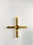 UV Electroplate Georgian Bar Connector for Double Glazed Windows Flower Windows