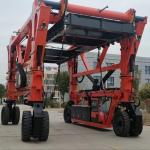 Reliable 35T Straddle Carrier Crane 3km/H Cargo Container Crane