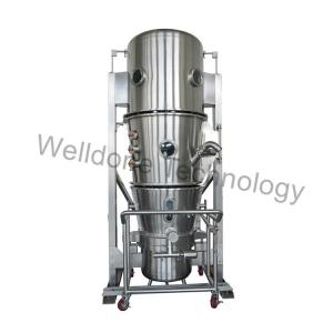 China Vertical Fluidized Bed Granulator High Drying Speed Touch Screen Control on sale
