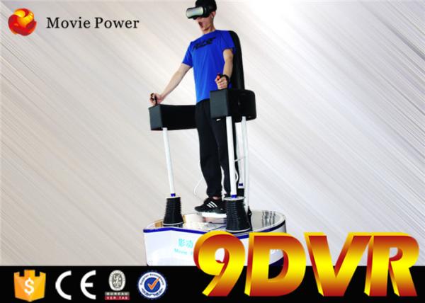 Fashionable Immersive Virtual Reality Standing Up 9d Vr Simulator With Electric