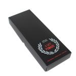 Foldable 3 Pack Lip Balm Packaging Box Black Holder Cosmetic Jar With Cardboard