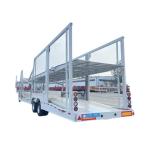 Not Self-dumping Double Deck Auto Car Carrier Semi Trailer with Jost E100