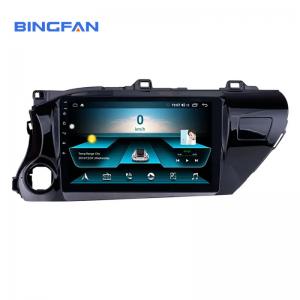 China Android 10 inch 1GB RAM 16GB ROM 1024*600 Touch Screen Quad Core Car Video GPS Navigation Head Units for Toyota Hilux 20 on sale