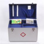Aluminum home medicine storage case hard box