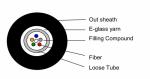 Central Loose Tube Indoor Outdoor Fiber Optic Cable / GJFXTKV 4 Core 8 Core 12