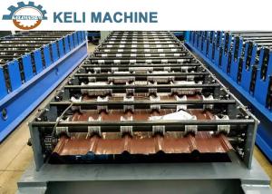 Wholesale Metal Roof Panel Roll Forming Tile Making Machine Feeding Width 1220mm from china suppliers