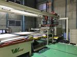 Industrial Short Cycle Lamination Line , MDF HDF Board Hot Press Machine