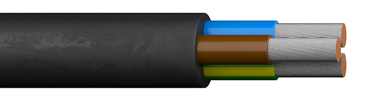 RWPK Light EPR Cable 450V Flexible Rubber Cable with EPR Rubber Sheath for Mobile Devices