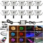 Φ0.94" Mount Hole Size LED Deck Lights in Round Shape Φ1.22" X H0.73" for Space