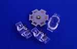 High Power 3 / 1 watt PC AsymmetricLed Optic Lens 70 X 140 degree