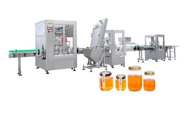 Linear Bottle Filling Machine for High Viscosity Thick Cream Paste Butter
