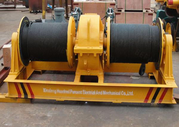 Fast Speed Transfer Cart Accessories Double Drum Electrical Wire Rope Winch For