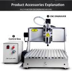 Hot sell cnc hard wood router machine mini wood working metal 3040 3axis cnc