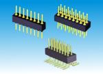 Gold Marchined DIP IC Socket 1.778mm Insulation Resistance Height 2.8mm