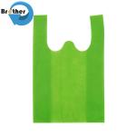 Cheap Eco-Friendly Reusable W Cut T Shirt Vest PP Non Woven Supermarket Tote