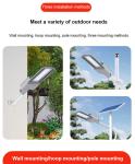 600w IP65 Split Solar Street Light Powered By High Lumen SMD LED
