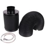 Stainless Hydroponics Indoor Plants Growing 4-12 Inch Carbon Air Filter for