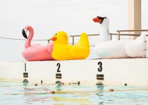 Wholesale Giant Inflatable Water Toys Float Swan Inflatable Flamingo For Pool from china suppliers