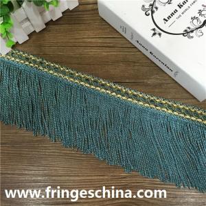 Wholesale Fluorescent color high quality OEM decorative gimp fringe for curtain decoration from china suppliers