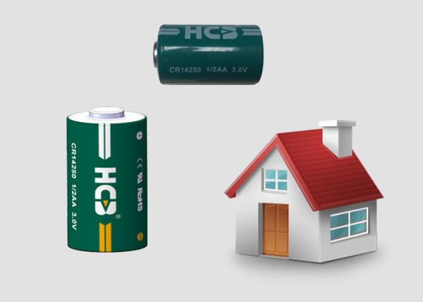 1/2AA Spiral CR14250 Li-MnO2 Battery 600mAh Primary Lithium Manganese Dioxide
