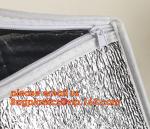 thermal insulation 600D polyester cooler tote bag,Aluminum foil cold thermal