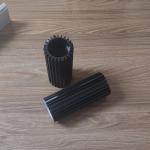 80160 CNC Aluminium Profile Black Shower Enclosure White Rectangular Tube