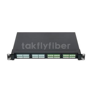 Wholesale 1U Rack Mounted MPO LC Cassette LC 96 Fibers Splicing OS2 OM3 OM4 OM5 from china suppliers