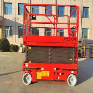 Wholesale 6-12m Hydraulic Battery Self Propelled Scissor Lifters Mobile Aerial Platform from china suppliers