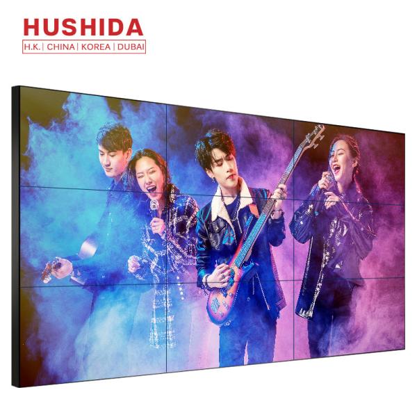 Video Wall Solutions Digital Display Screen 3.5mm Ultra Narrow Bezel Seamless