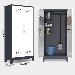 Wholesale KD Structure Metal Tools Storage Locker Steel Cleaning Cabinet from china suppliers
