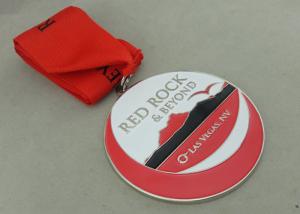 Wholesale Customized Red Rock &amp; Beyond Soft Ribbon Medals By Die Casting from china suppliers
