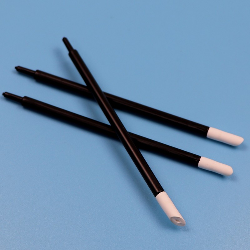 T-11 Lint Free PP Stick 5mm PU Foam Swab Printer Cleaning Ruby Stick For Optical Cleaning